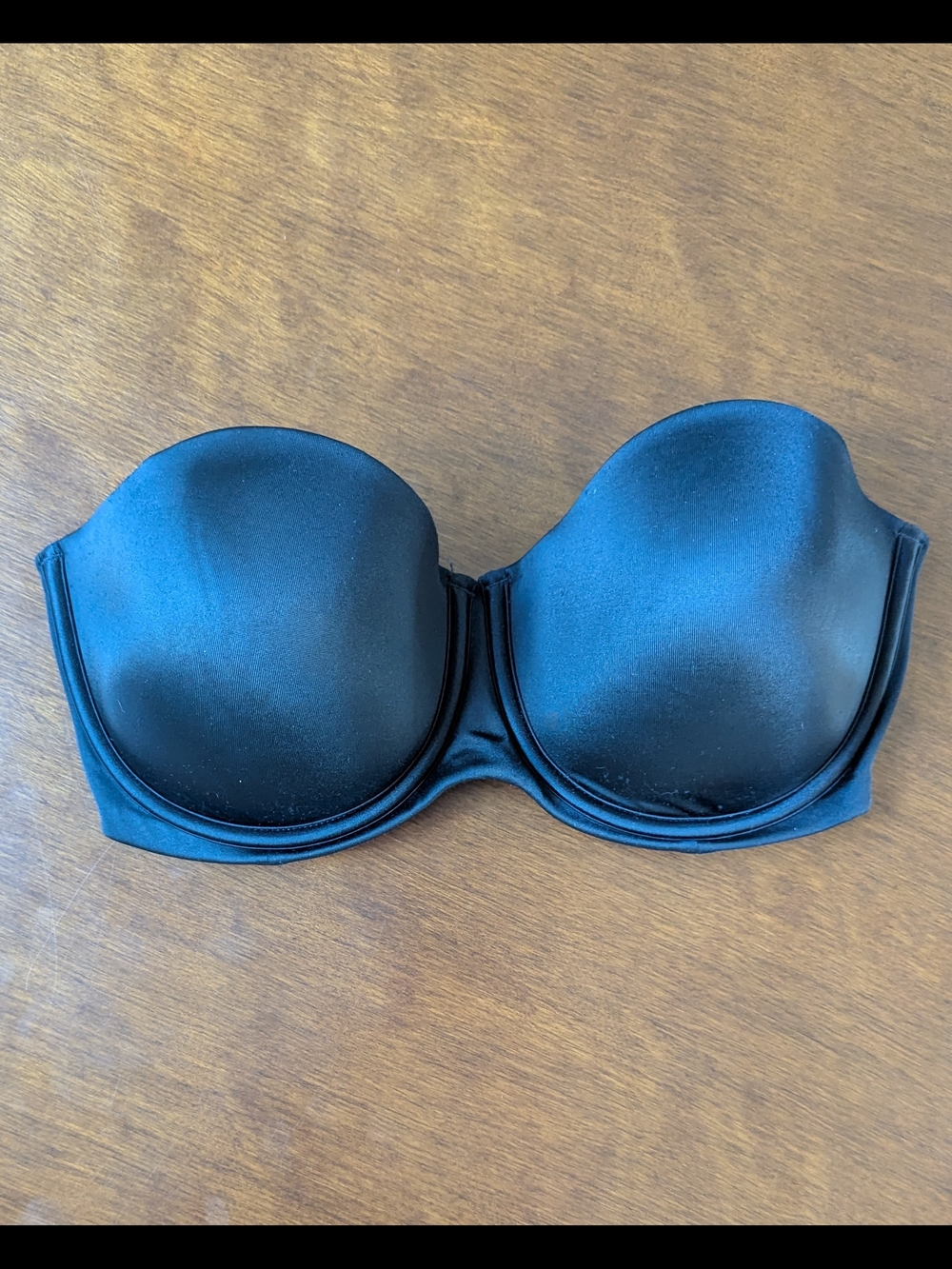 Maidenform Black Strapless Wired Bra